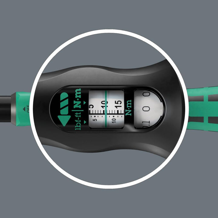 Wera 05075692001 Click-Torque Lock C 3 Drehmomentschlüssel, einstellbar, Umschaltknarre, Torque Lock