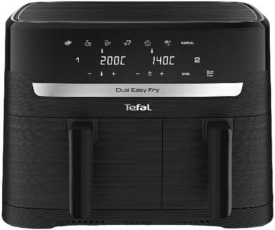 Tefal® EY901N10 Dual Easy Fry Heissluftfritteuse schwarz