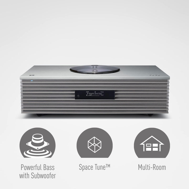 Technics OTTAVA SC-C65EG-S All-in-One-Musiksystem mit CD-Player, DAB+-Radio, USB, Bluetooth & Chrome