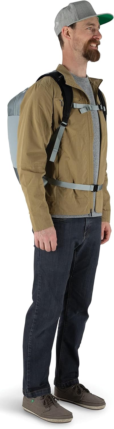 Osprey Unisex – Erwachsene Transporter Panel Loader Lifestyle Pack Einheitsgrösse Smoke Grey, Einhei