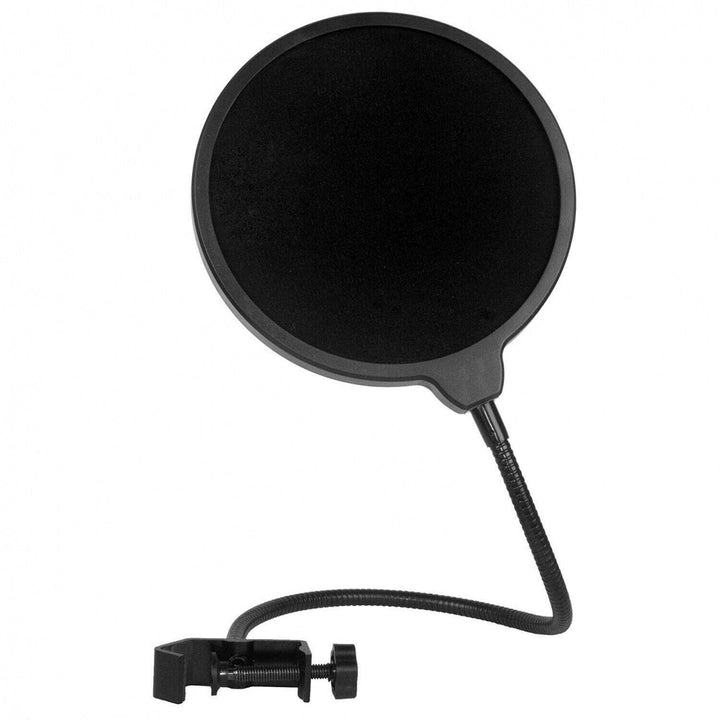 Dragonpad USA 15,2 cm Mikrofon Studio Pop Filter mit Klemme (Schwarz)