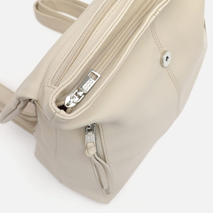 Freizeitrucksack für Damen - Eleganter Alltags-Rucksacktasche, Liba Beige