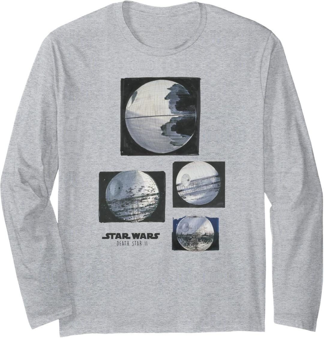 Star Wars Return of the Jedi Death Star II Langarmshirt