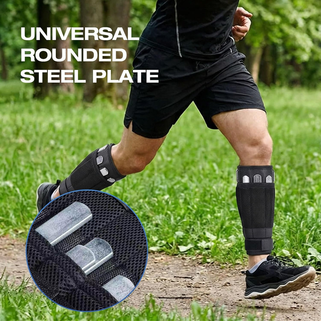 10 Stück Stahlplatten für Gewichtsweste, Krafttraining Gewicht splatten für Gewichtswesten 15CM, 15C