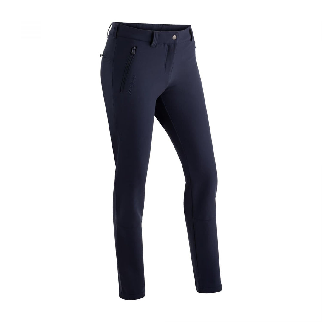 Maier Sports Helga Slim, Warme Damen Wanderhose, Wasserabweisende Outdoorhose für Trekking &amp; Hiking,