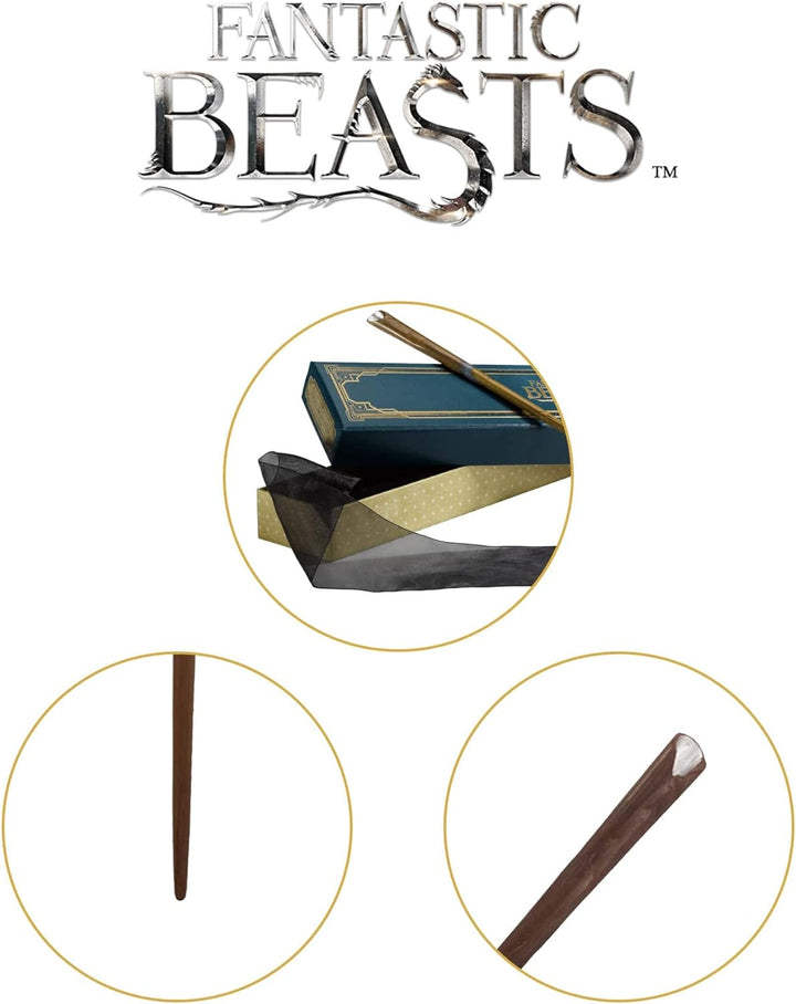The Noble Collection Noble Collection The NN5622 Der Zauberstab des Newt Scamander mit Collector's B
