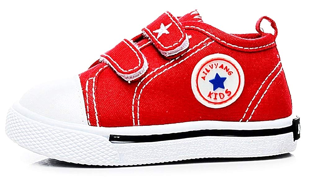 Inception Pro Infinite - Canvas Sneakers - Kinder - Klettverschluss - Grösse 15 - Weihnachts - rot -