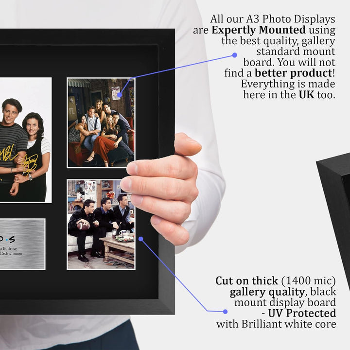 HWC Trading FR A3 Friends Geschenke Gedruckt Signiert Autogramm Bild Präsentation Display Für Fernse