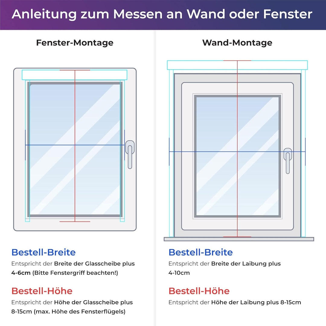 schattenfreu.de Doppelrollo mit Kassette nach Mass | Zum Anschrauben am Fensterrahmen oder an der Wa