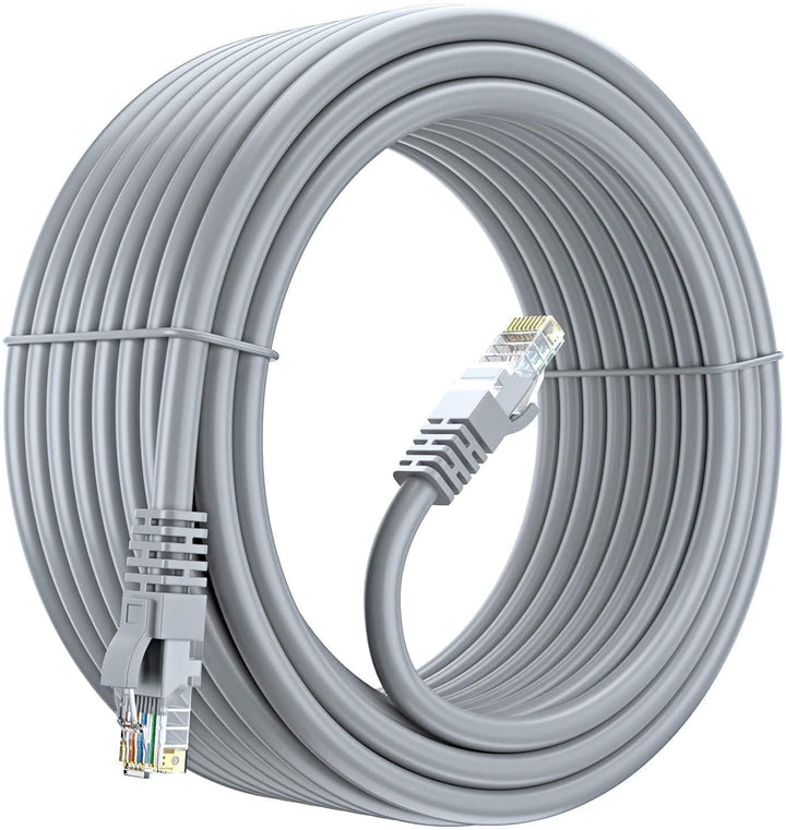 50 m Kabel UTP CAT6 CCA RJ45 Patch Cord Gigabit 10/100/1000 Mbps kompatibel mit Cat 5 Cat5E Cat 7 Et