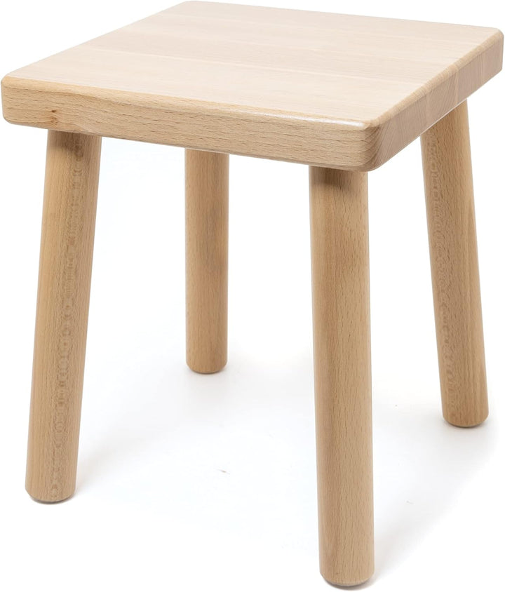 Kinder-Sitzgruppe Holz massiv Tisch und Stuhl Hocker Kiefer lackiert