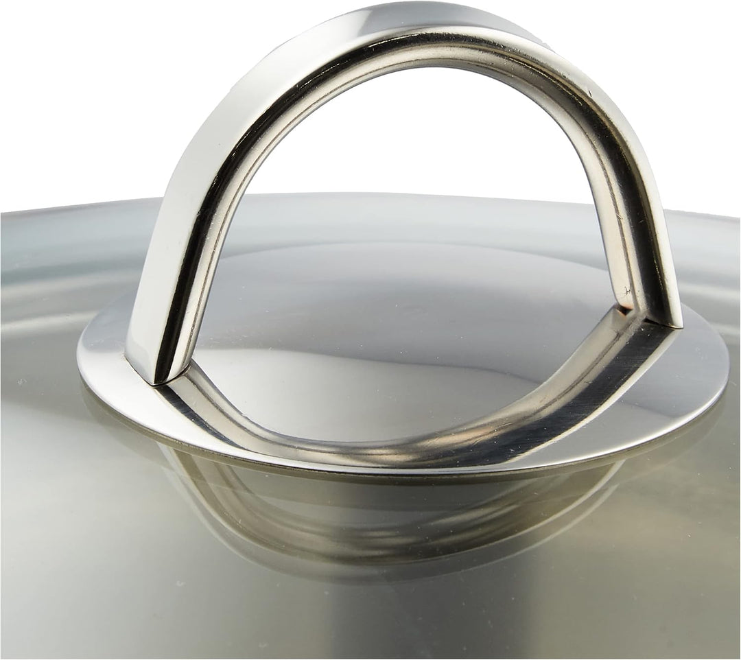 Kela 10957 Bratentopf, 5 l Fassungsvermögen, 16 cm Durchmesser, 18/10 Edelstahl mit Glanzoptik, Indu