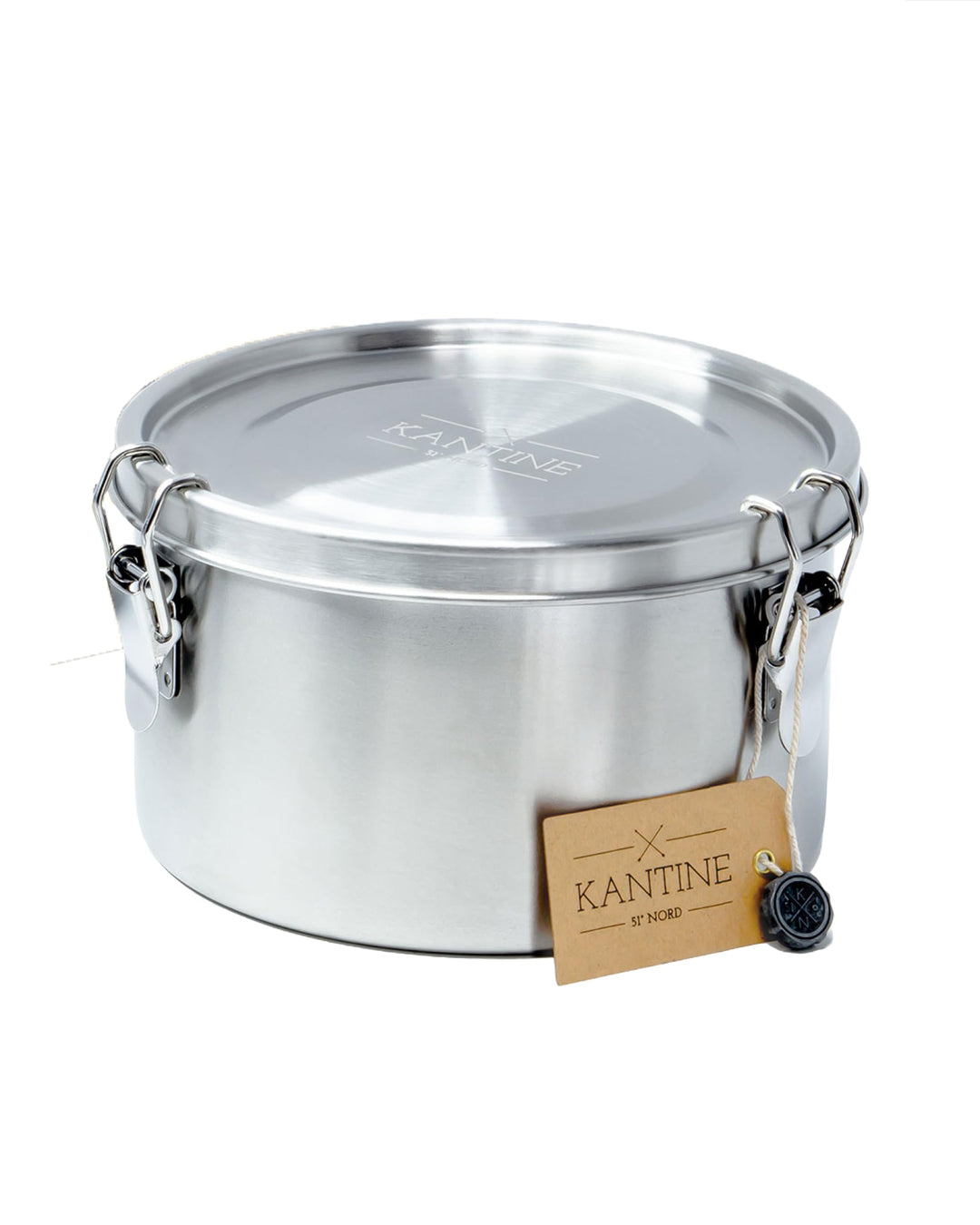 Kantine 51° Nord Lunchbox Edelstahl 1200 ml | Auslaufsichere Tiffin Box, für Erwachsene &amp; Kinder, Br