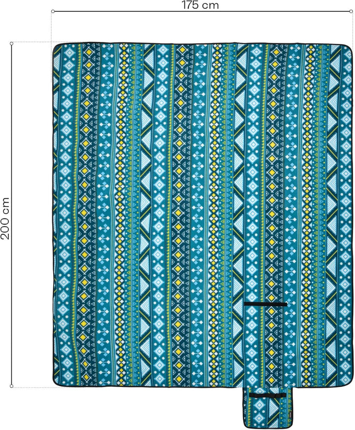 meteor Extra Large Picknickdecke mit wasserdichter Unterseite XXL sanddichte campingdecke Outdoor st