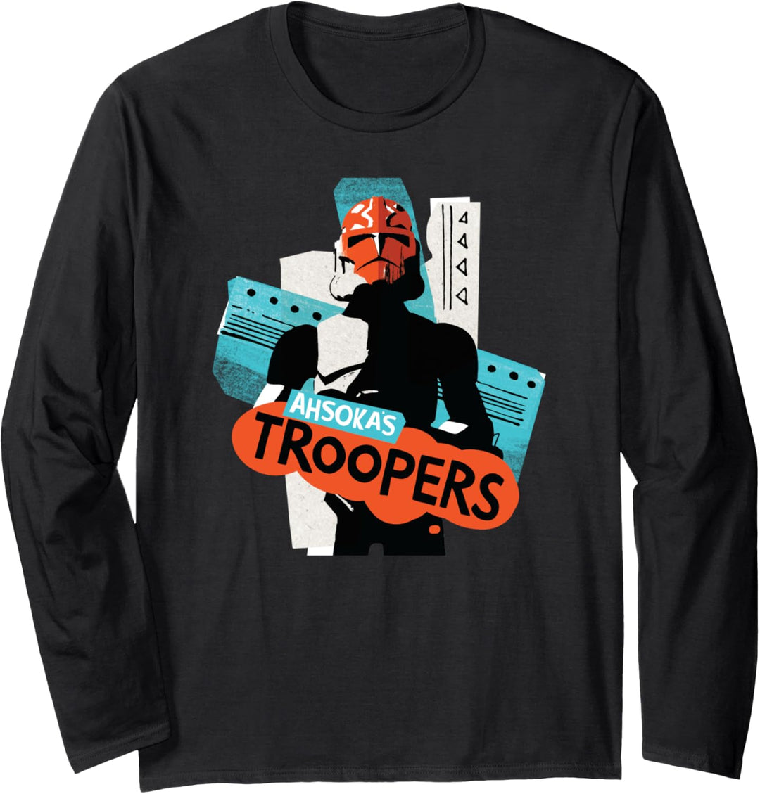 Star Wars The Clone Wars Ahsoka Tano Clone Trooper Langarmshirt