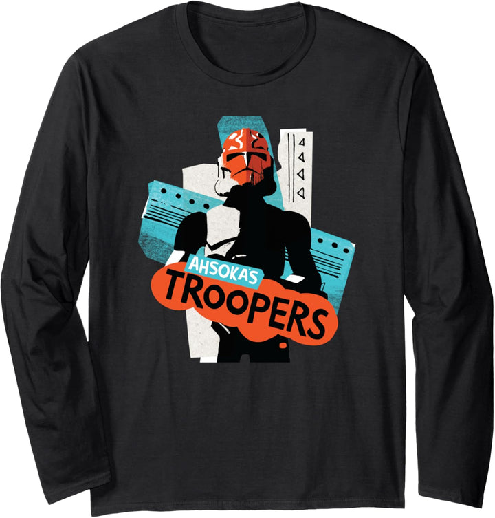 Star Wars The Clone Wars Ahsoka Tano Clone Trooper Langarmshirt