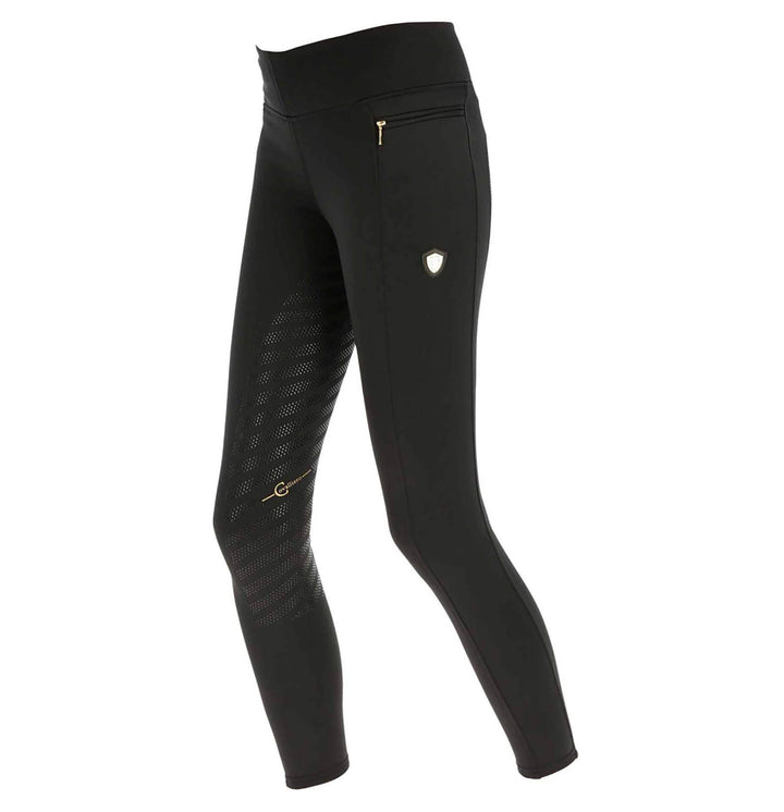 Covalliero Kerbl Reitleggings Coldana - Riding Tight, Vollbesatz, 128-170 32-46 140-146 Anthrazit, 1