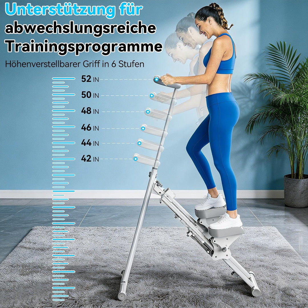 Stepper für Zuhause Gym,Steppers Faltbare Tragbares Pedal,Treppensteiger Crosstrainer,Heimtraining,