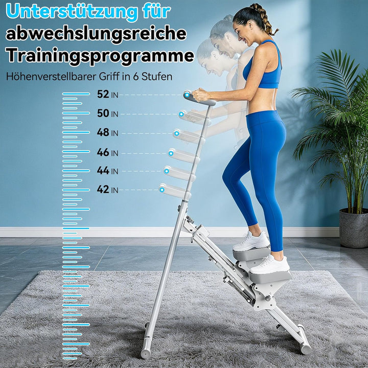 Stepper für Zuhause Gym,Steppers Faltbare Tragbares Pedal,Treppensteiger Crosstrainer,Heimtraining,