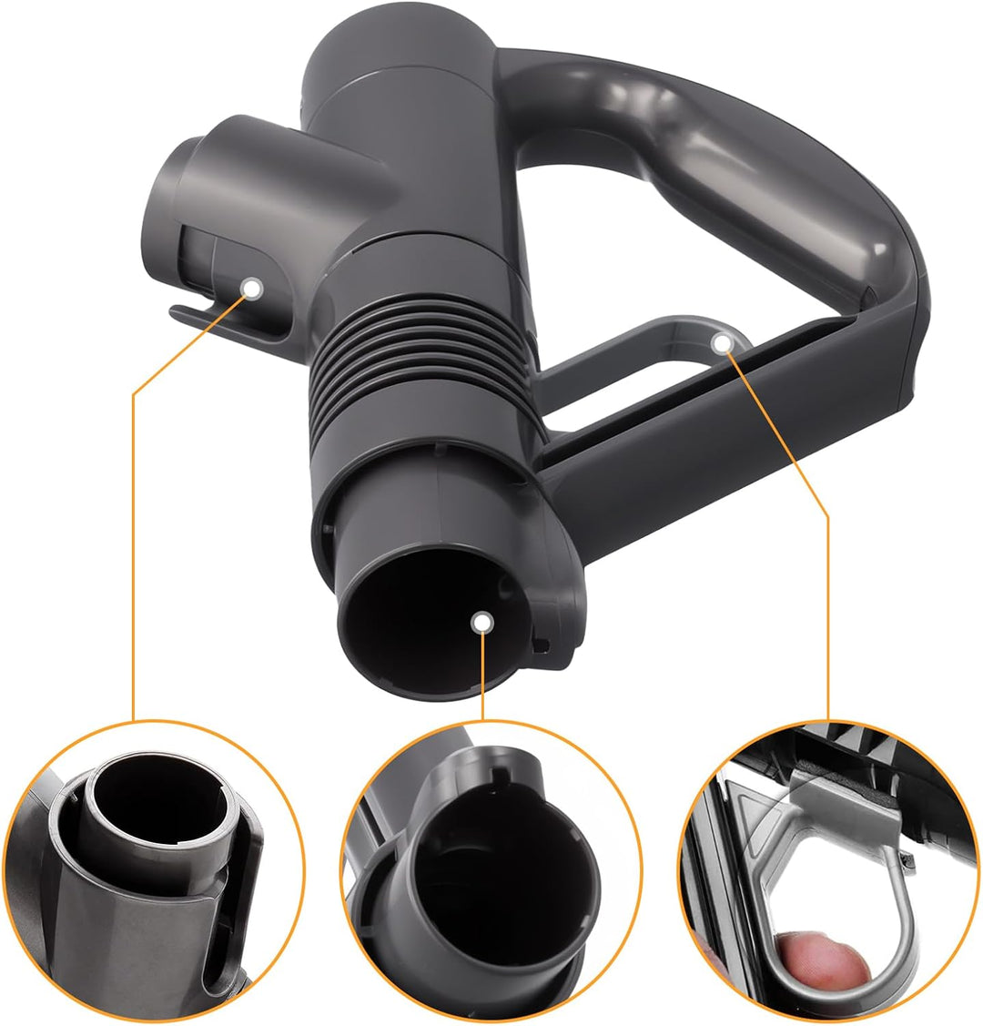 Ersatzgriff Kompatibel mit Dyson DC19 DC23 DC26 DC29 DC32 DC36 DC37 DC48 DC52, Handgriff Rohr Griff