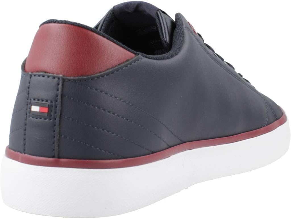 Tommy Hilfiger Herren Vulcanized Sneaker Schuhe 40 EU Blue Desert Sky, 40 EU Blue Desert Sky