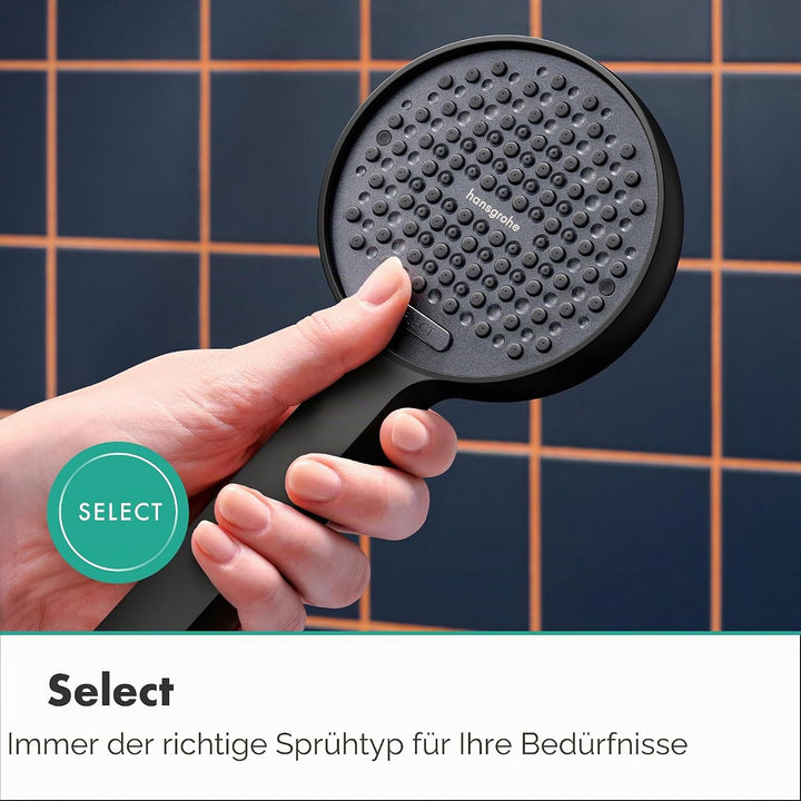 hansgrohe Activera Select S - wassersparender Duschkopf 8 l/min (EcoSmart), Handbrause mit 2 Strahla