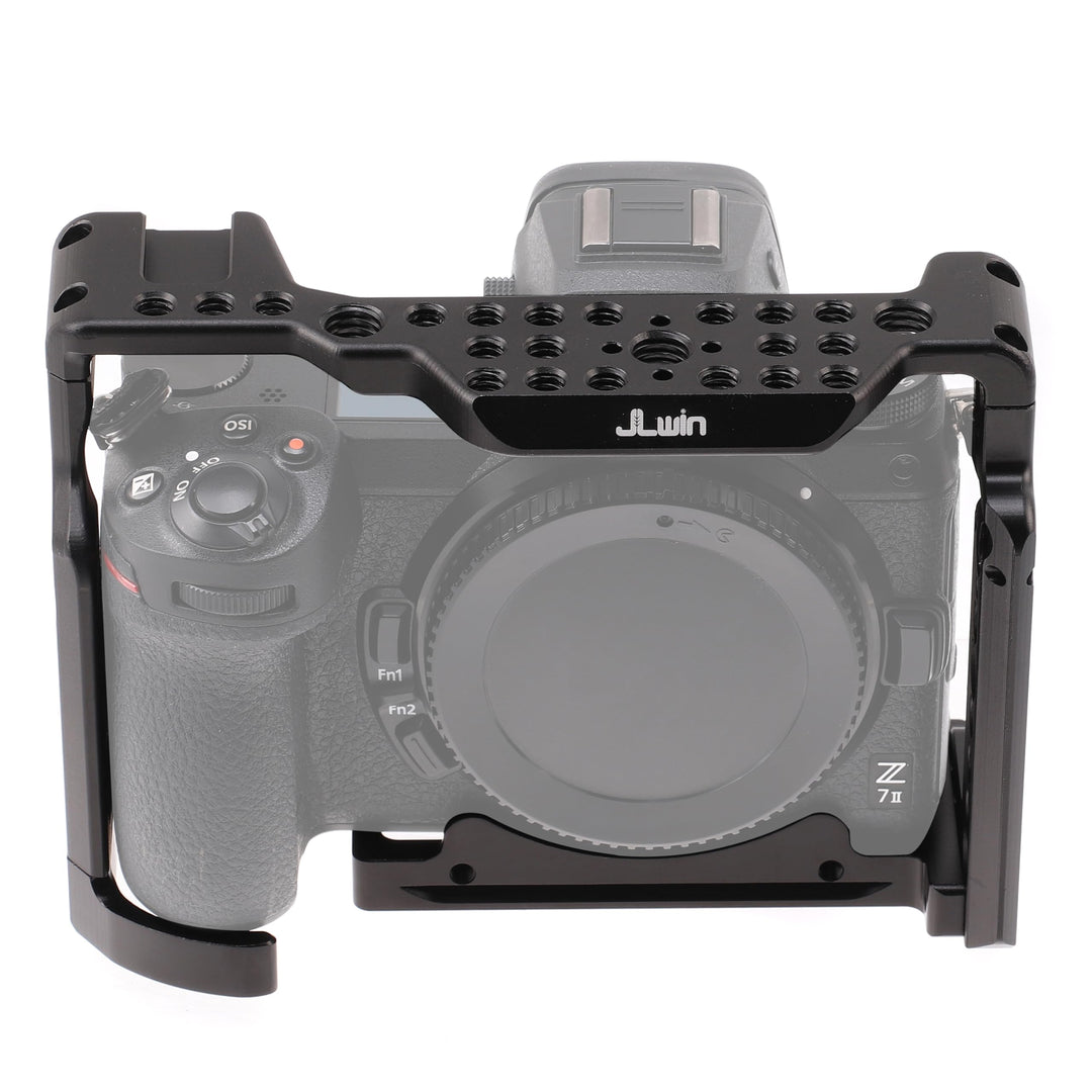 Z6 Z7 II Cage, Hersmay Aluminium DSLR Camera Cage Kamerakäfig für Nikon Z5/ Z6/ Z7/ Z6II/ Z7II Kamer