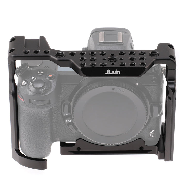 Z6 Z7 II Cage, Hersmay Aluminium DSLR Camera Cage Kamerakäfig für Nikon Z5/ Z6/ Z7/ Z6II/ Z7II Kamer