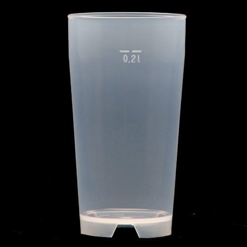 50 Stück 0,2L Mehrwegbecher PP transparent