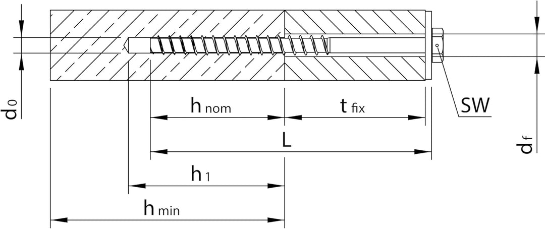 Heco 4019787484718 MULTI-MONTI-plus 12,0 12x320, 12x320