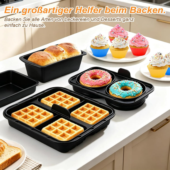 16PCS Heissluftfritteuse Zubehör, Verdickt Airfryer Zubehör für COSORI Turbo Tower Pro 10,8L(6,5L/4,