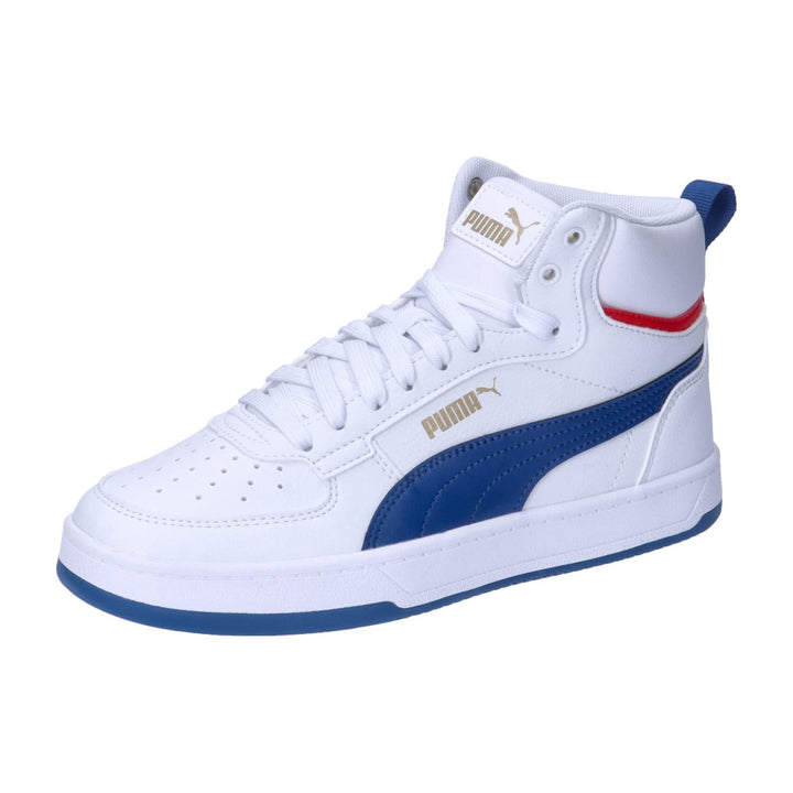 Puma Unisex Kinder Caven 2.0 Mid JrSneaker 38.5 EU Puma White Clyde Royal Puma Gold, 38.5 EU Puma Wh