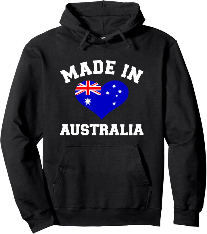 Australien Herz Flagge Pullover Hoodie