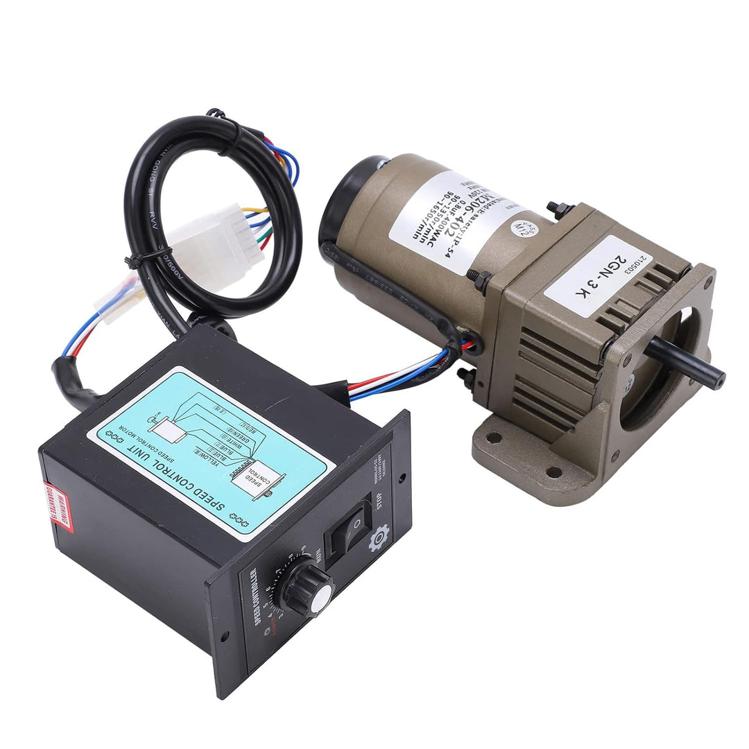 Elektrischer Getriebemotor, AC 220V 6W Einphasen-Asynchrongetriebemotor Verzögerung einstellbare Dre