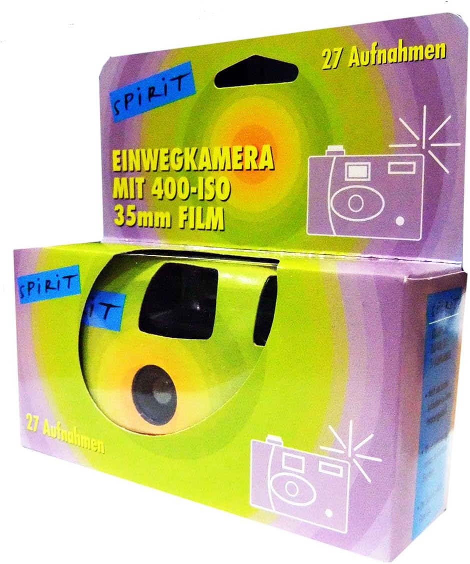 12 x 1A PHOTO PORST Einwegkamera/Partykamera/Hochzeitskamera (je 27 Fotos, mit Blitz, 12-er Pack)