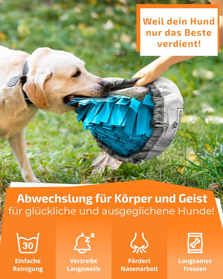 DOGPARENTS® Schnüffelteppich Hund klein & gross – Schnüffelmatte ROBUSTER Schnüffelteppich für Hunde
