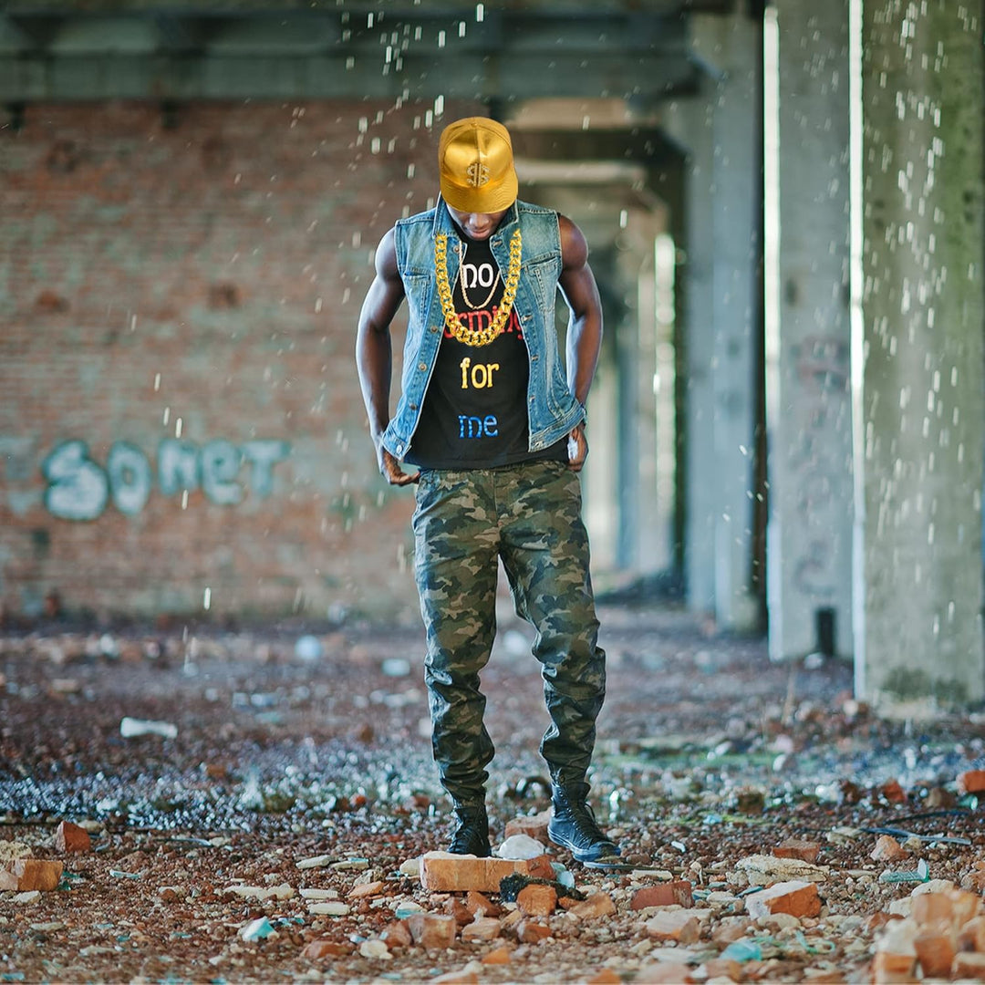 Rapper-Zubehör der 80er/90er Jahre für Rap-Konzerte, Hip Hop-Kostüm-Set, inklusive Sonnenbrille, Hip