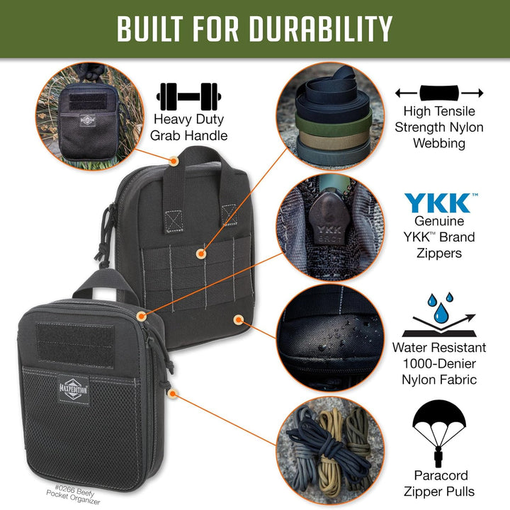 Maxpedition Beefy Pocket Organizer Tasche Einheitsgrösse Schwarz, Einheitsgrösse Schwarz