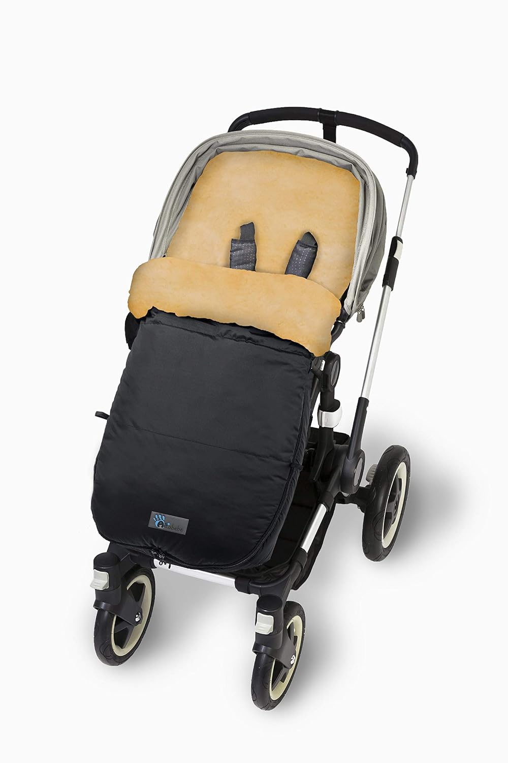 Altabebe MT2280LP-65 Winter Lammfellfusssack für Bugaboo and Joolz Nordkap Kollektion 12-36 Monate,