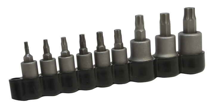 Lisle Torx Plus Bit Set, 9-teilig, Torx Plus Schrauben (TP-10, TP-15, TP-20, TP-25, TP-27, TP-30, TP