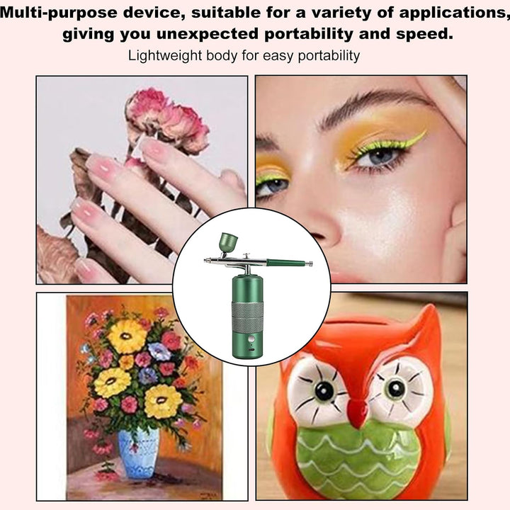 Nagel-Luftbürste – Airbrush-Maschine | Kabellose Farbmaschine für Make-up, Haare, Graffiti, Schuh, K