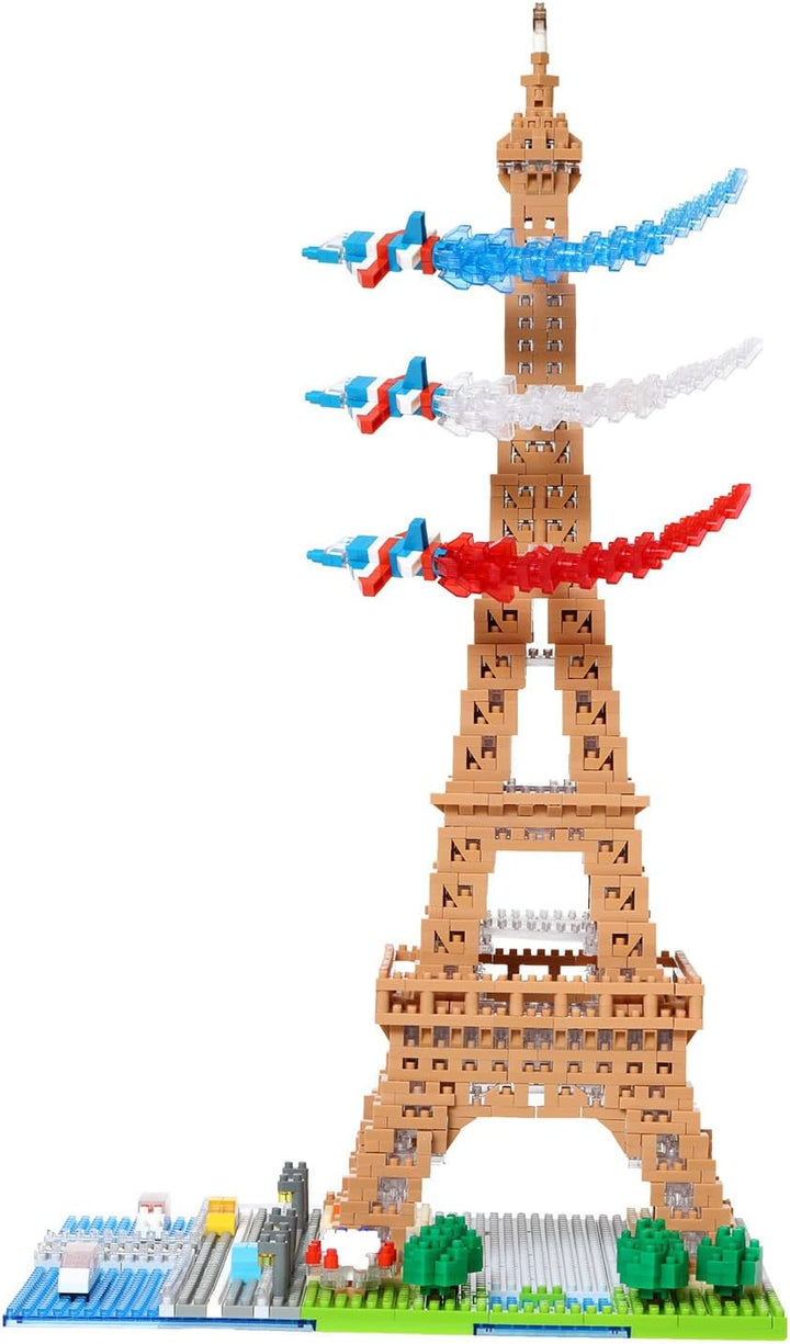 nanoblock - Weltberühmt - Eiffelturm Deluxe Edition, Advanced Hobby Series Bauset Mehrfarbig, Mehrfa