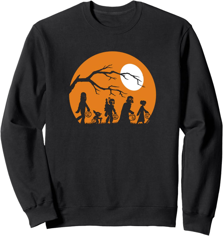 Star Wars Trick Or Treat Halloween Silhouette Sweatshirt