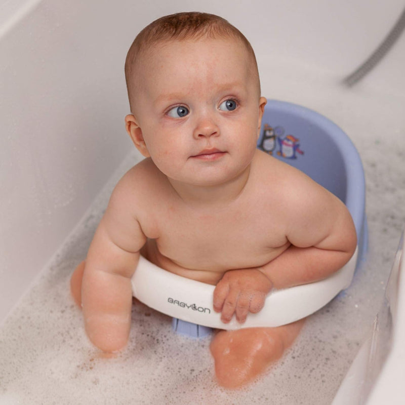 BABYLON Anatomischer Baby Badewannensitz Nemo. Badesitz Baby mit Anti-Rutsch Saugnäpfe von 6 Monaten