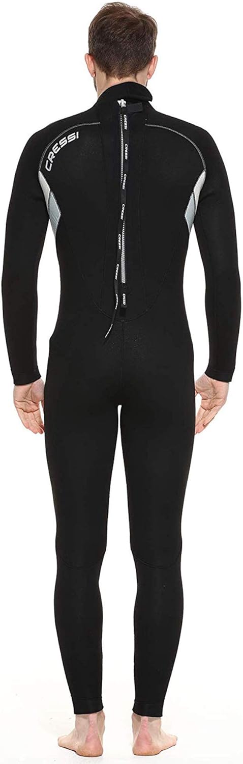 Cressi Castoro Man Monopiece Wetsuit - Taucheranzug Erhältlich in 5 oder 7 mm Neopren, Herren 5 mm S