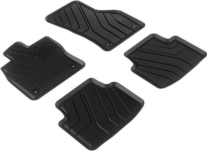 All4You Gummimatten Premium Qualität Fussmatten 100% passgenau Schwarz Gummi 4-teilig fahrzeugspezif