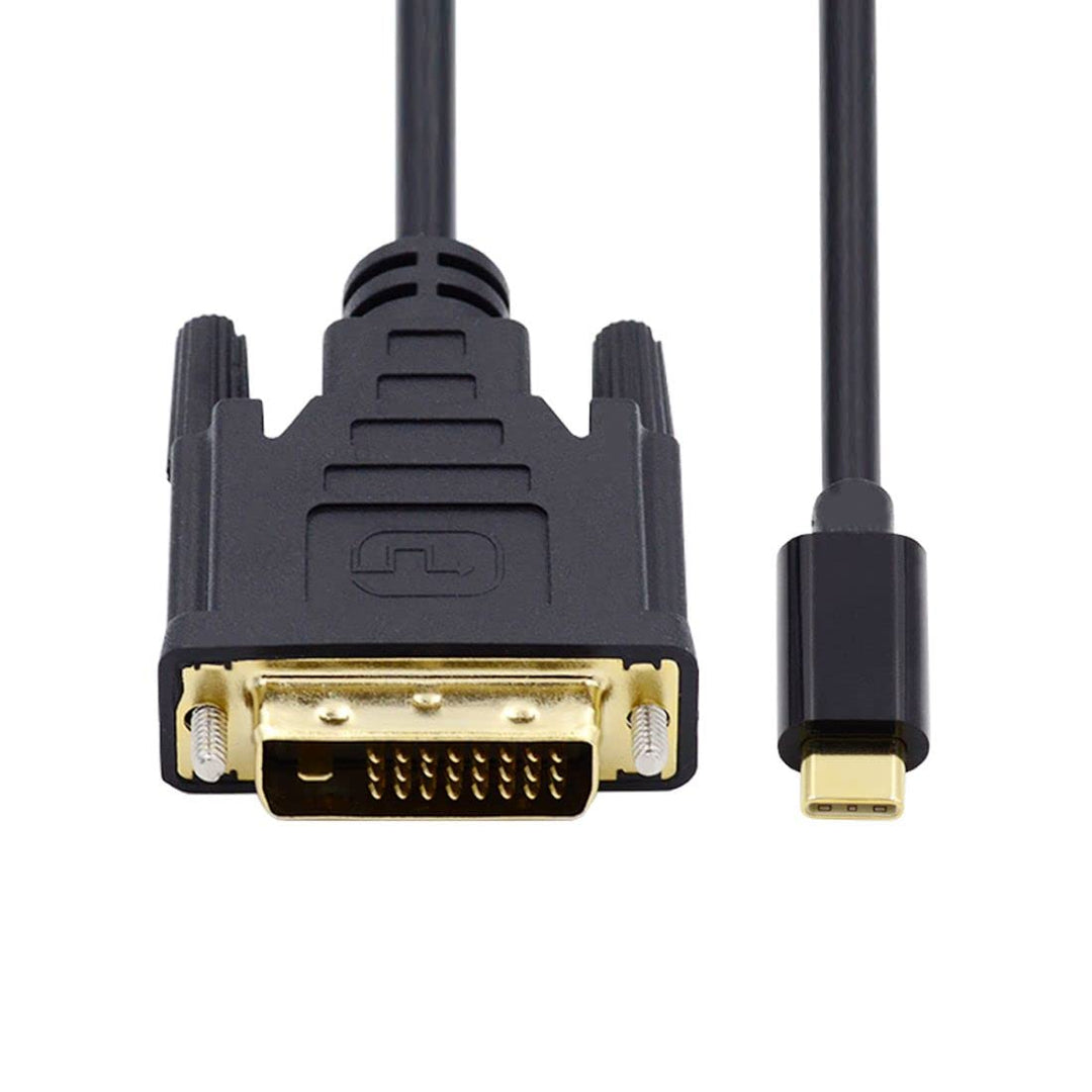 chenyang USB C zu DVI Kabel,USB 3.1 Typ C Quelle zu DVI 1080P 60hz Displays Monitor Kabel für Laptop