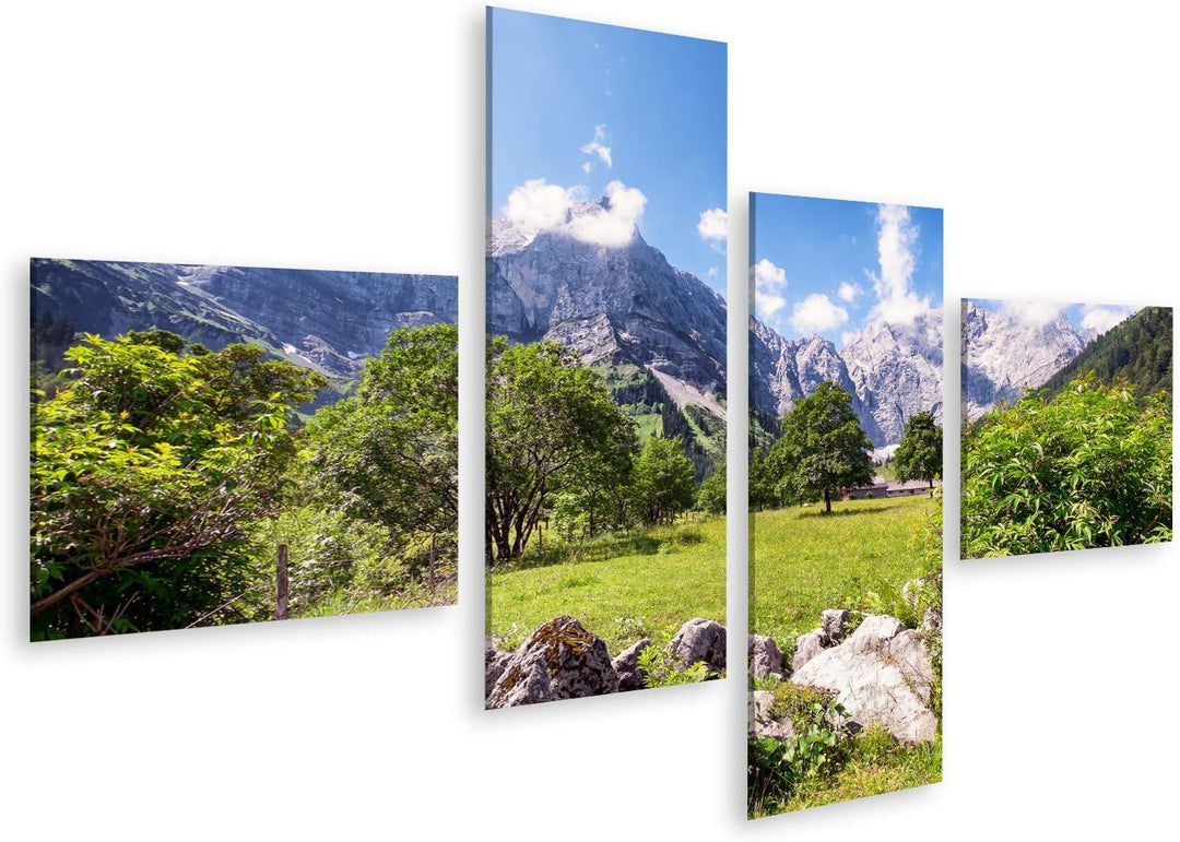 islandburner Bild auf Leinwand Karwendelgebirge Berge Österreich Europäische Alpen Bilder Wandbilder