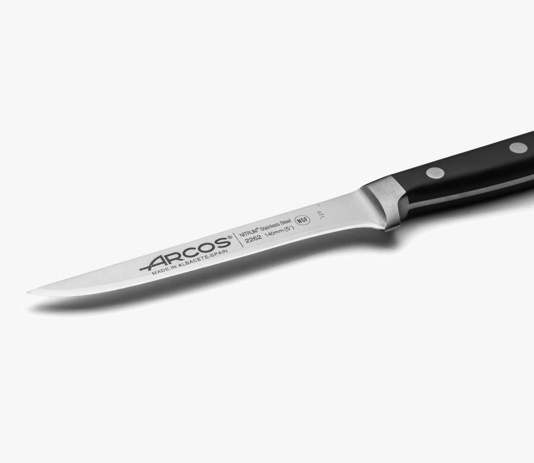 Arcos Opera - Ausbeinmesser - NITRUM geschmiedetem Edelstahl 140 mm - HandGriff POM Farbe Schwarz