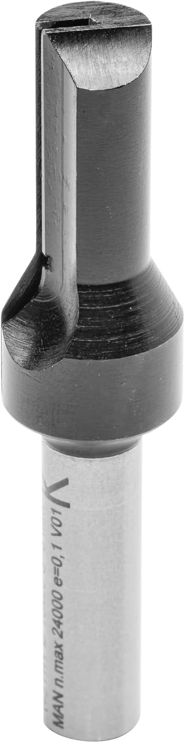 ENT 20041 Wendeplatten - Nutfräser HW, Schaft (S) 8 mm, Durchmesser (D) 10 mm, NL 20 mm, Z1, GL 63 m